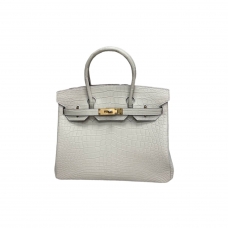 Сумка Hermes Birkin 30 из матовой кожи аллигатора